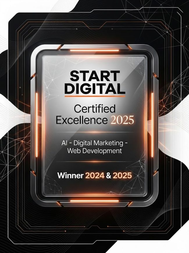 Digitalna agencija START DIGITAL - 2025- dobitnik nagrade